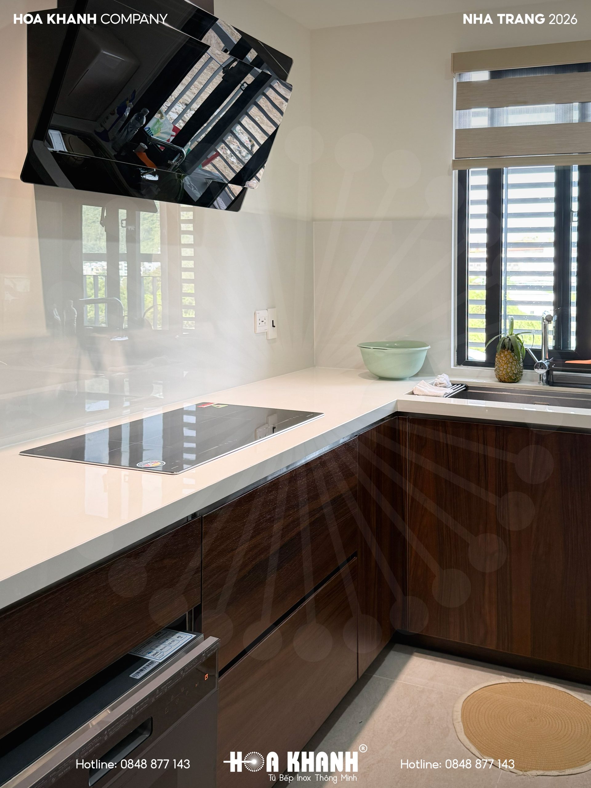 DỰ ÁN TỦ BẾP KẾT HỢP INOX 304 VÀ GỖ MDF CHỐNG ẨM